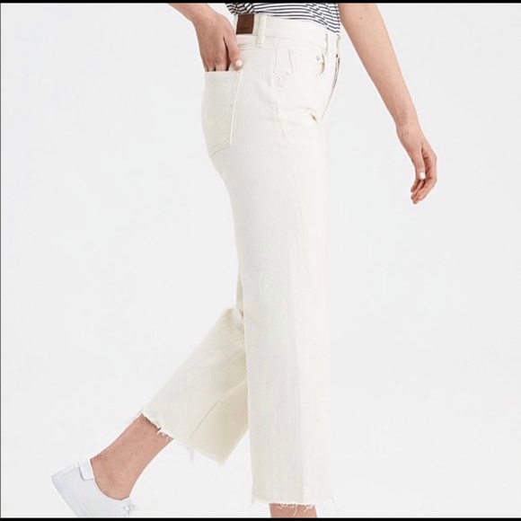 American Eagle Outfitters Pants - crop jeans - american eagle